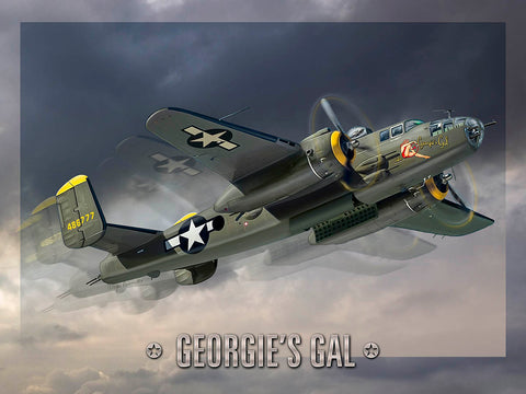 Mercancía del bombardero B-25 