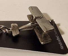Side View 2 of Biplane Keychain