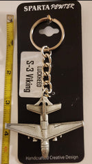 Llavero de peltre con forma de avión Lockheed S-3 Viking