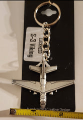 Llavero de peltre con forma de avión Lockheed S-3 Viking