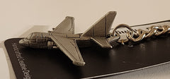 Llavero de peltre con forma de avión Lockheed S-3 Viking