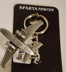 Llavero de peltre con forma de avión Lockheed S-3 Viking