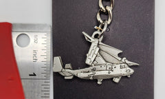 Llavero de peltre con forma de helicóptero Bell Boeing V-22 Osprey