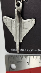 Llavero de peltre con forma de avión Douglas F5D-1 Skylancer