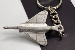 Llavero de peltre con forma de avión Douglas F5D-1 Skylancer