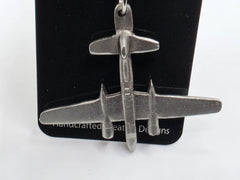 Douglas WWII A-26 Invader Airplane Pewter Keychain