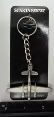 Douglas WWII A-26 Invader Airplane Pewter Keychain