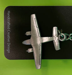Back of Beech Baron Keychain