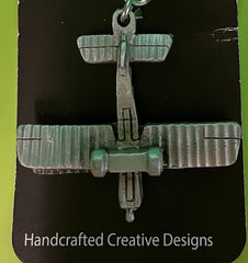 Bottom of Biplane Keychain