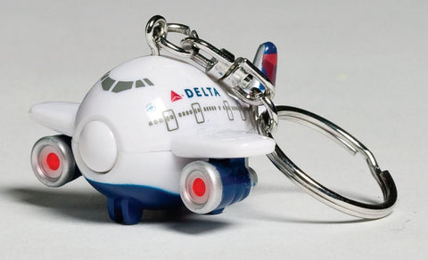 Mini llavero con luces y sonidos de Delta Airlines