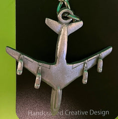 Under Side View of E-8 Joint Stars Keychain