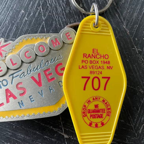 Llavero FOB de El Rancho Motel (Las Vegas) 