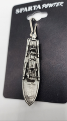 PT Boat 3D Pewter Large Zipper/Bag Pull