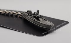 PT Boat 3D Pewter Keychain