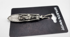 PT Boat 3D Pewter Large Zipper/Bag Pull