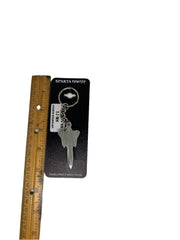 Llavero de peltre con el avión Lockheed SR-71 Blackbird