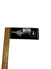 Llavero de peltre con el avión Lockheed SR-71 Blackbird