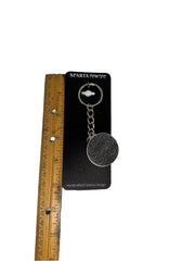 Llavero de peltre con el logotipo esmaltado de la Fuerza Aérea de EE. UU. (USAF)