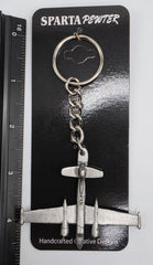 Douglas A-26/B-26K Counter Invader Airplane Pewter Keychain