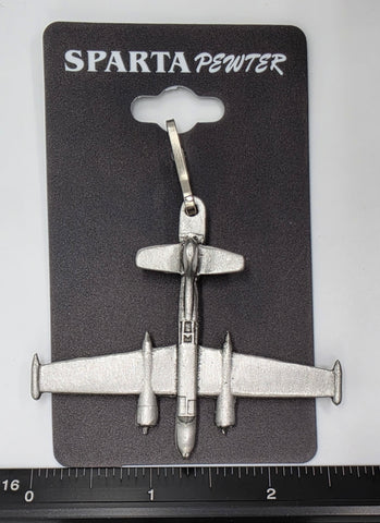 Douglas A-26/B-26K Counter Invader Airplane Pewter Zipper/Bag Pull