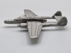 Northrop P-61 Black Widow Airplane Pewter Magnet