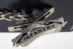 US Army Infantry Insignia Keychain