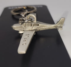 Cirrus Vision SF50 Jet Airplane Pewter Keychain