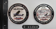 1928 Ford Tri-Motor "City of Wichita"/"City of Port Clinton" 2 inch Challenge Medallion Coin