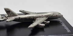US Air Force One Jet Airplane Pewter Keychain