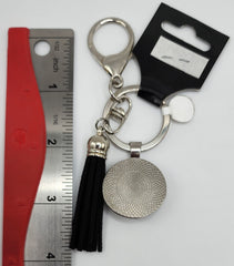 Llavero con clip en forma de cúpula con la frase "Me encanta volar"