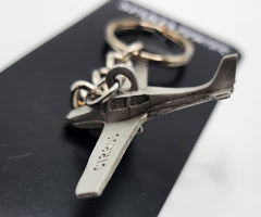Cirrus Vision SF50 Jet Airplane Pewter Keychain