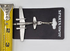 Douglas WWII A-26 Invader Airplane Pewter Zipper/Bag Pull