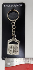 US Army 82nd Airborne Insignia Keychain