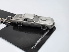 1969 Ford Mustang Boss 302 3D Pewter Keychain