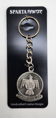 USAF Thunderbirds Logo Pewter Keychain