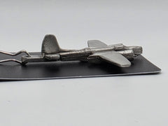 Douglas WWII A-26 Invader Airplane Pewter Zipper/Bag Pull