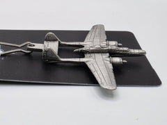Northrop P-61 Black Widow Pewter Airplane Zipper/Bag Pull