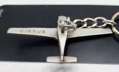 Cirrus Vision SF50 Jet Airplane Pewter Keychain