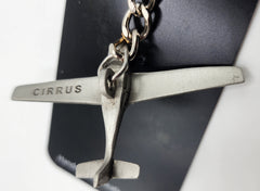 Cirrus Vision SF50 Jet Airplane Pewter Keychain