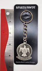 USAF Thunderbirds Logo Pewter Keychain