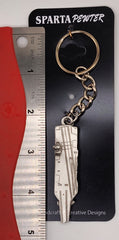 USS Gerald R. Ford-Class Aircraft Carrier 3D Pewter Ship Keychain