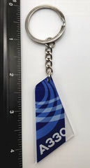 Airbus A330 Aircraft Tail Keychain