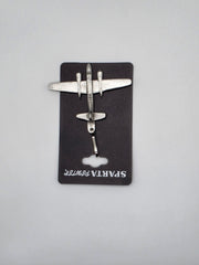 Douglas WWII A-26 Invader Airplane Pewter Zipper/Bag Pull