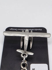Viking Air DH-2 Beaver 3D Pewter Keychain