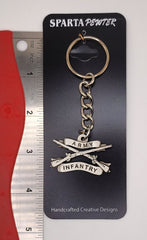 US Army Infantry Insignia Keychain