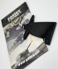 North American Aviation P-51 Mustang WWII Fighter Plane PVC Keychain