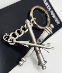 US Army Air Defense Artillery (ADA) Insignia Keychain