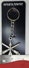 US Army Air Defense Artillery (ADA) Insignia Keychain