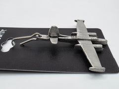 Douglas A-26/B-26K Counter Invader Airplane Pewter Zipper/Bag Pull