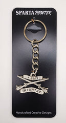 US Army Infantry Insignia Keychain